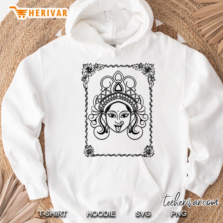 Kali Goddess Deity Indian Hinduism Yoga Design Hoodie