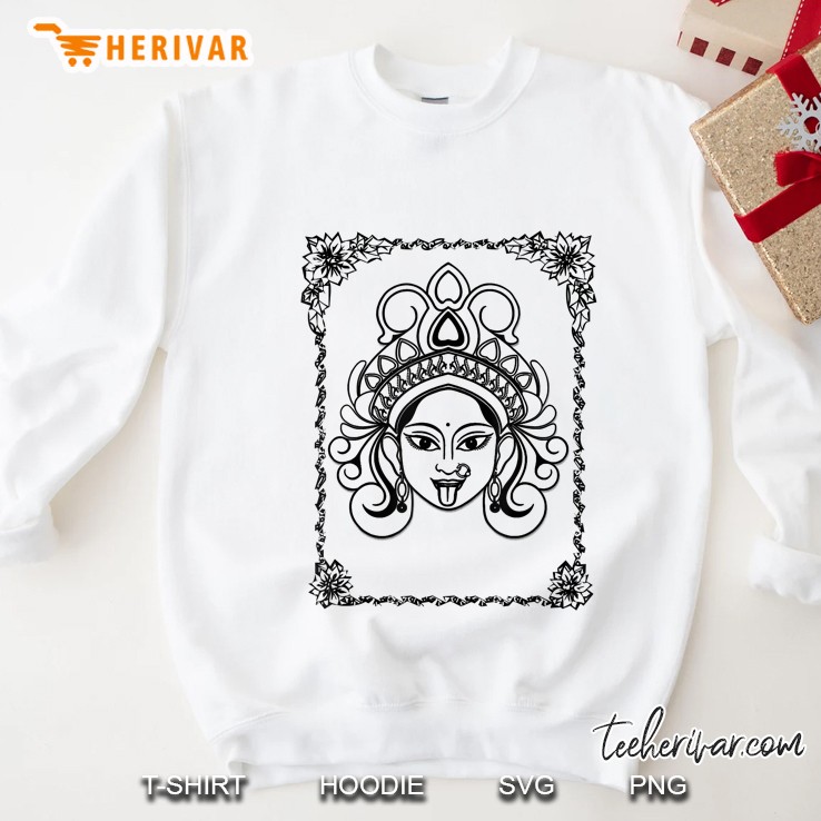 Kali Goddess Deity Indian Hinduism Yoga Design Sweatshirt