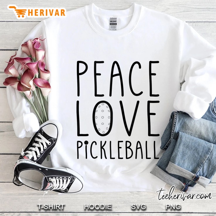 Peace Love Pickleball Funny Tank Top Mugs