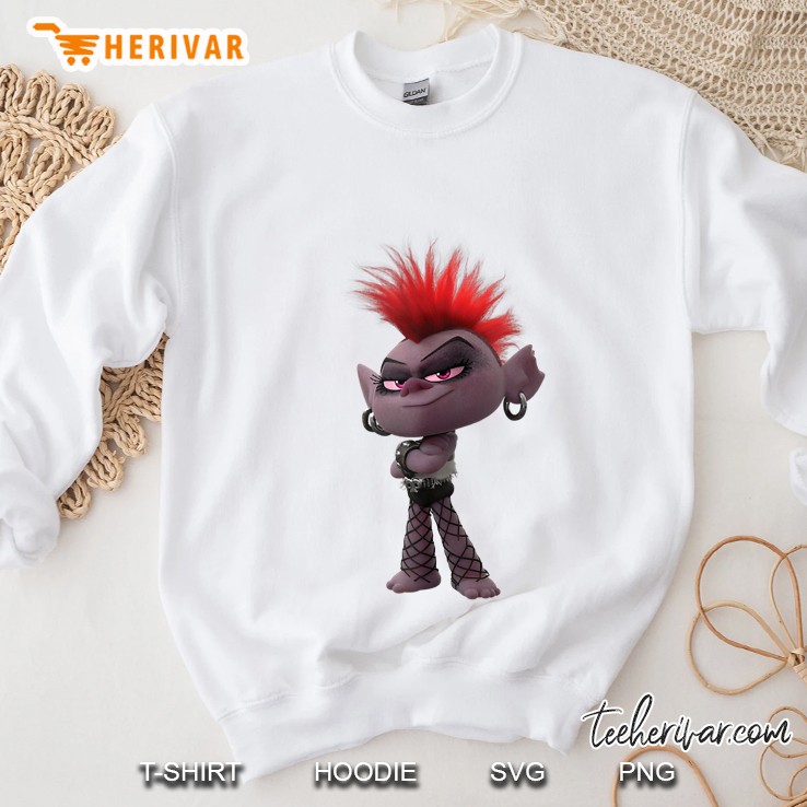 Trolls World Tour Bad Barb Smirk Tank Top Sweatshirt