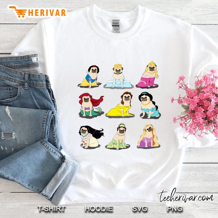 Pug Princesses Version 2 Ver2 Sweatshirt