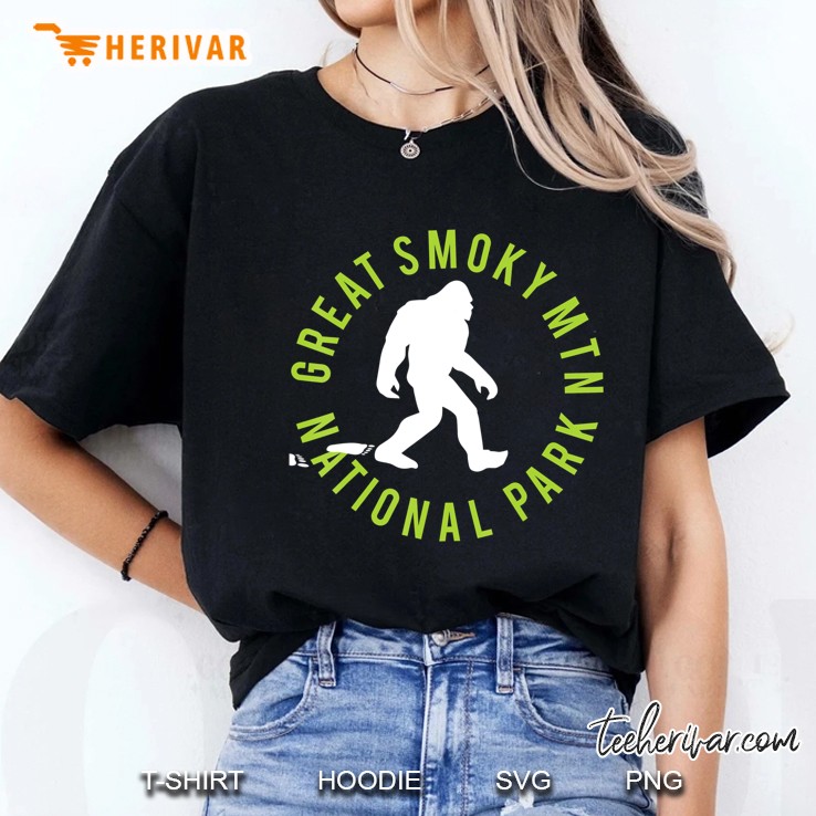 Great Smoky Mtn. National Park Bigfoot Ladies Tee