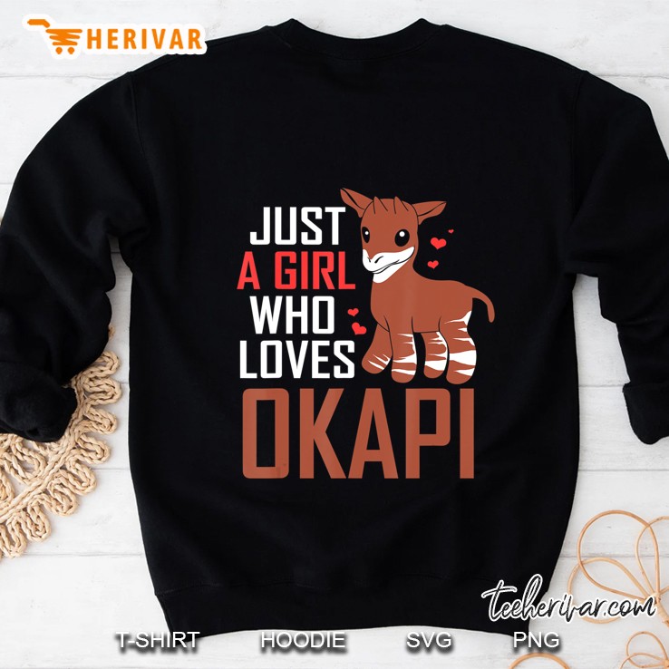 Just A Girl Who Loves Okapi Sweatshirt