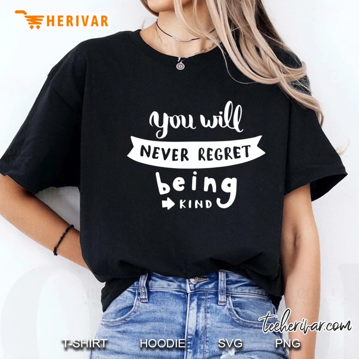 Positive Message Gift Anti Bullying Be Nice! Being Kind Ladies Tee
