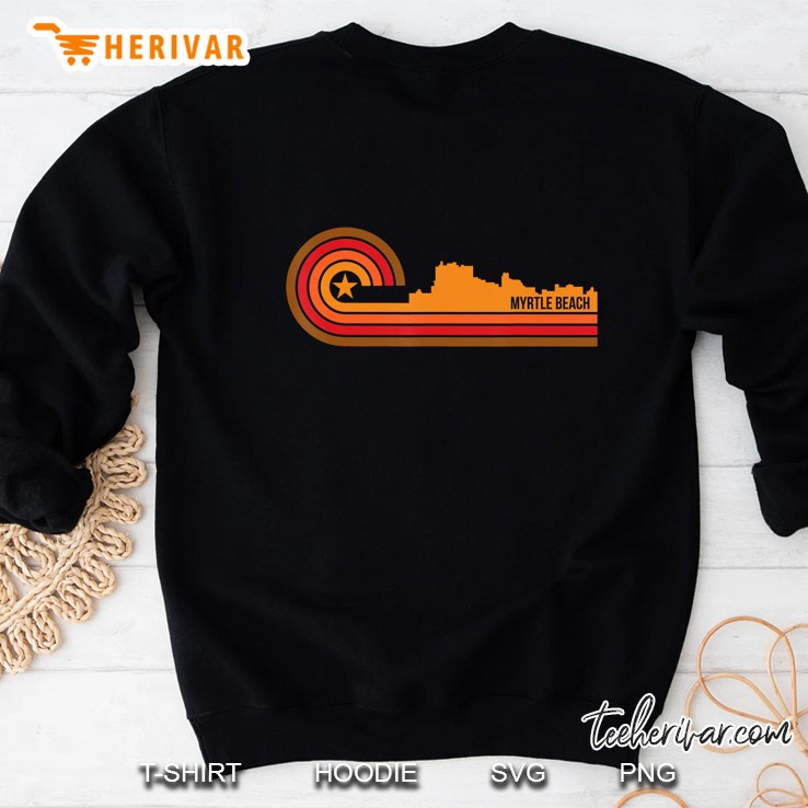 Retro Myrtle Beach - Myrtle Beach Sc Skyline Shirt Sweatshirt