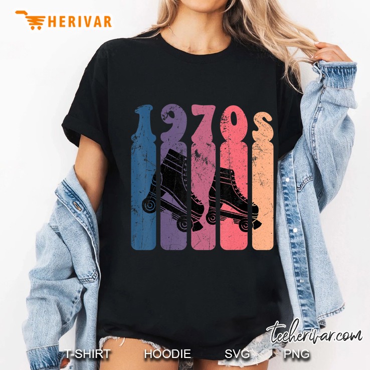 Roller Disco 70S Skates Ladies Tee