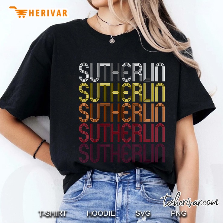 Sutherlin, Or Vintage Style Oregon Ladies Tee