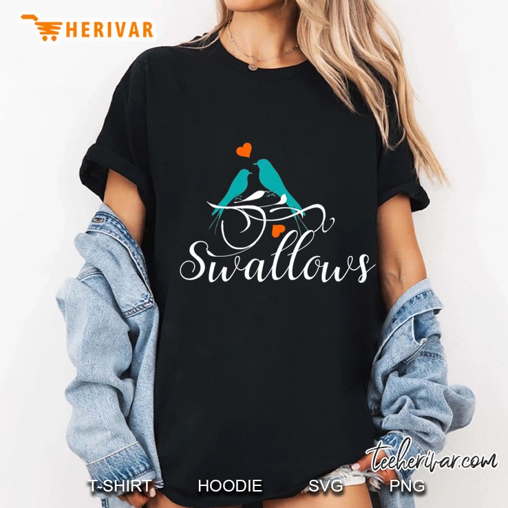 Swallows Funny Blow Job Gift Ladies Tee