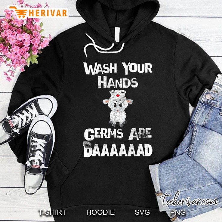 Vintage Funny Germ Awareness For School Or Pediatric Nurses Hoodie