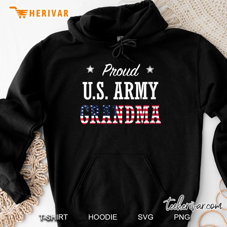 Womens Proud U.S. Army Grandma V-Neck Mugs