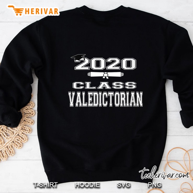Womens Valedictorian Honor Graduate 2020 Class Graduation V-Neck Sweatshirt