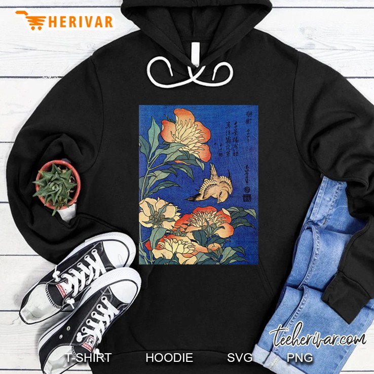 Flowers By Katsushika Hokusai (Reproduction) Classic Hoodie