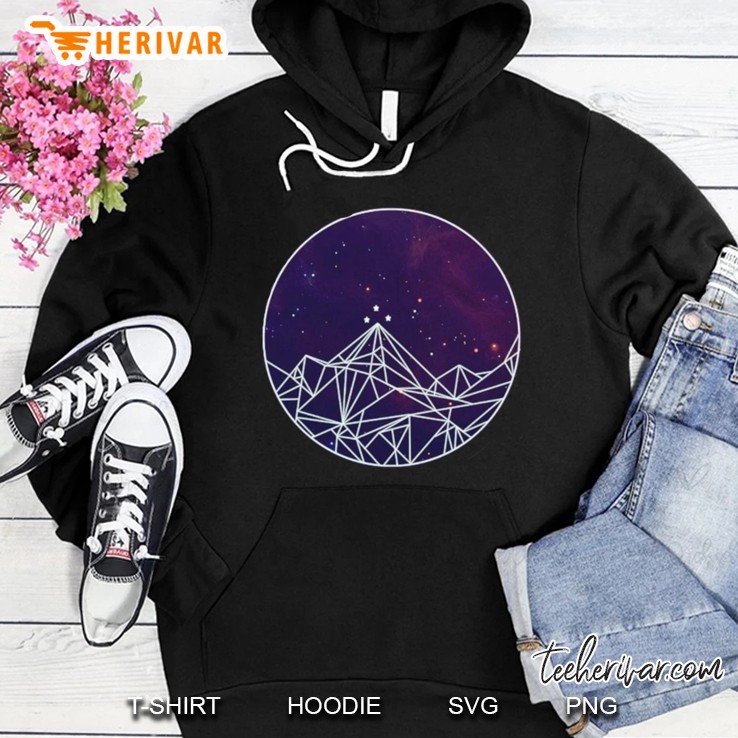Acomaf Night Court Mountains Pattern Classic Hoodie
