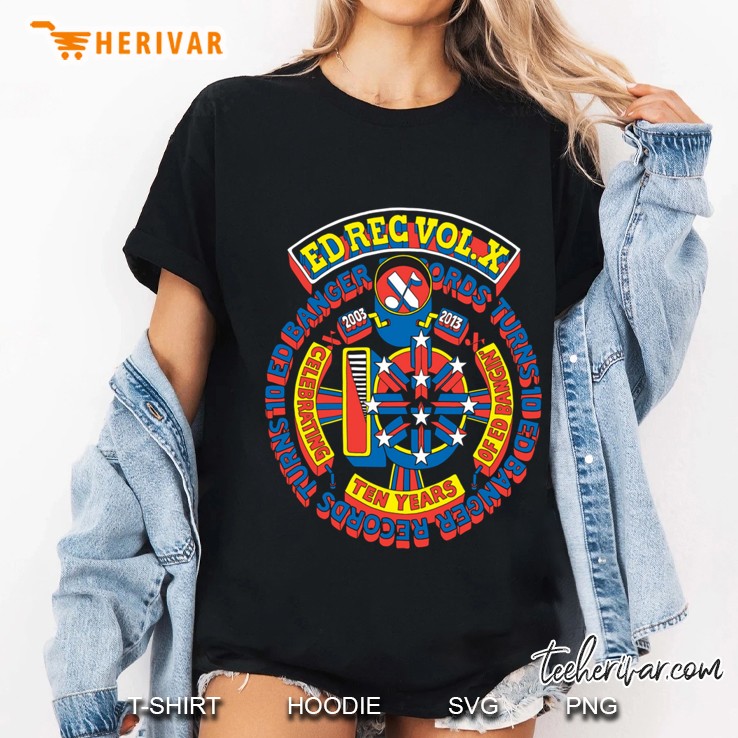 Ed Banger Records - Ed Rec Vol. X Slim Fit Ladies Tee