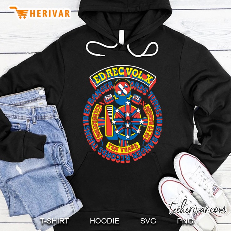 Ed Banger Records - Ed Rec Vol. X Slim Fit Hoodie