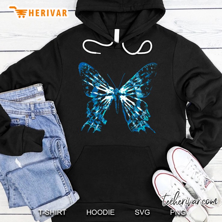 Fringe Butterfly Fitted Hoodie