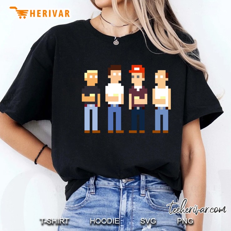 King Of The Hill Pixel Art Slim Fit Hoodie