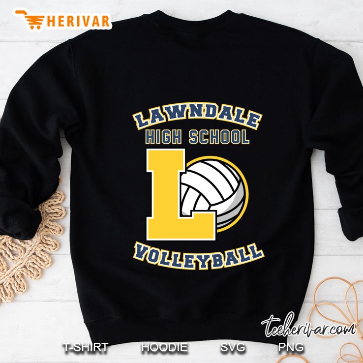 Lawndale Hs Volleyball Slim Fit Sweatshirt