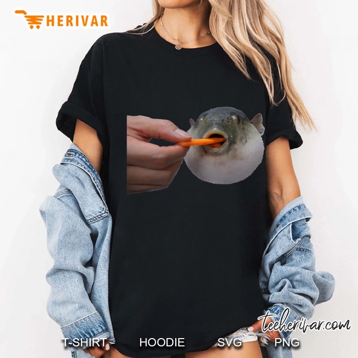 Pufferfish Eating Carrot Classic Hoodie