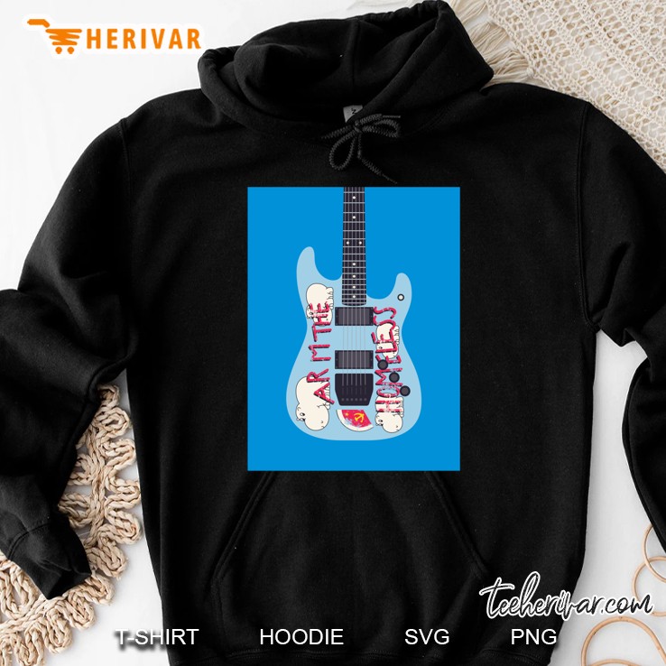 Punk Guitar - Black Classic Hoodie