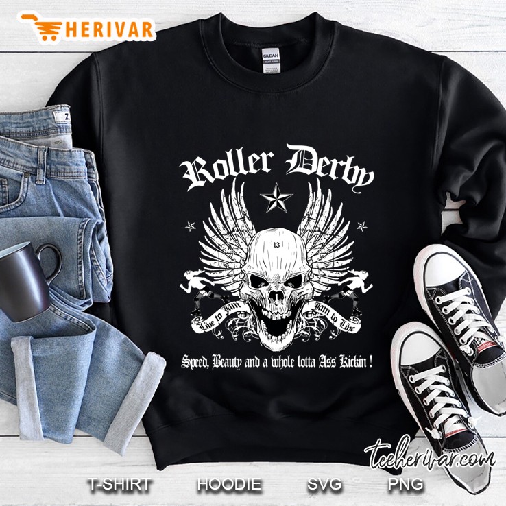 Roller Derby Skull Classic Sweatshirt