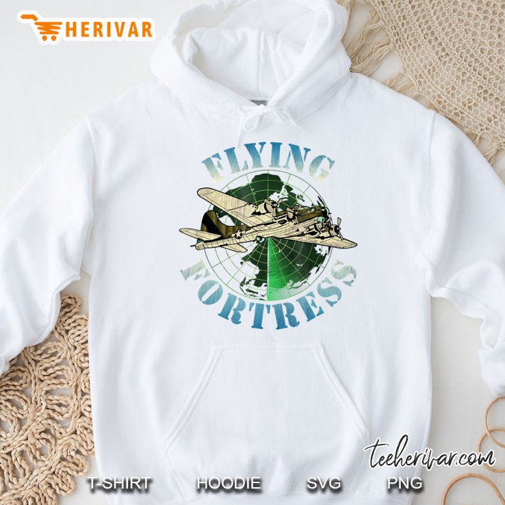 Vintage B-17 Bomber Ww2 Plane Aviation Airplane Shirt Grunge Hoodie