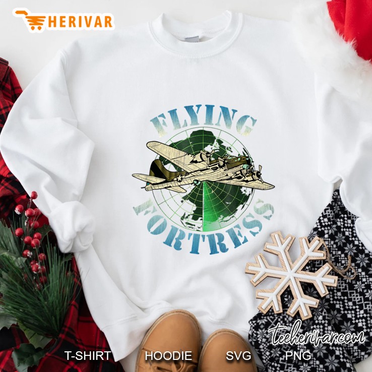 Vintage B-17 Bomber Ww2 Plane Aviation Airplane Shirt Grunge Sweatshirt