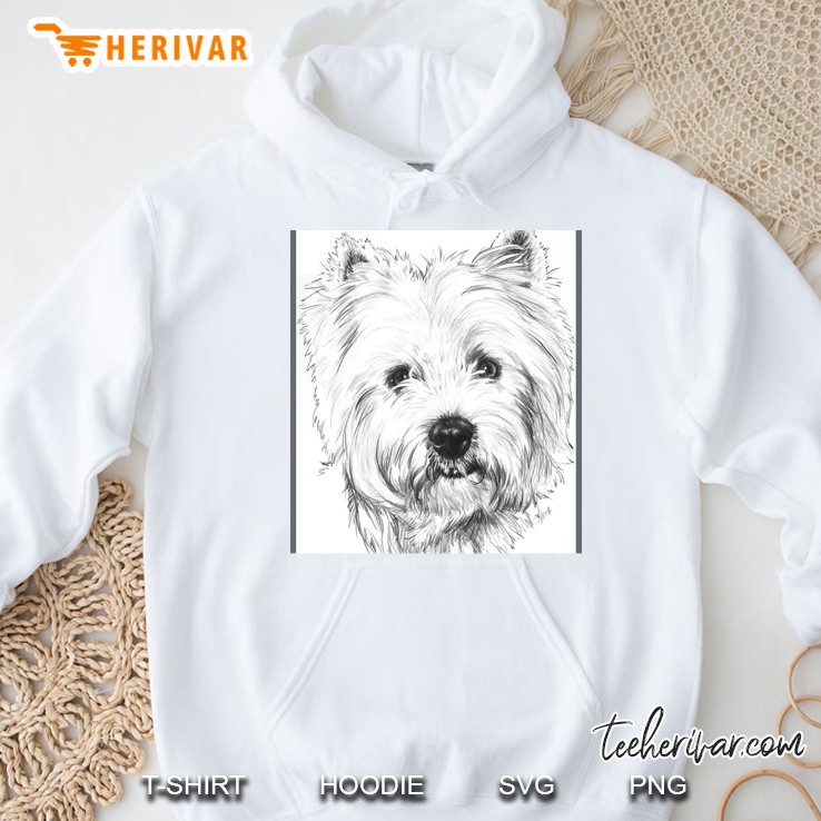 Beloved Westie Portrait In Graphite Sleeveless Top Mugs