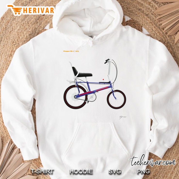 Classic Raleigh Chopper Mk 2 (Ultra Violet) Classic Hoodie