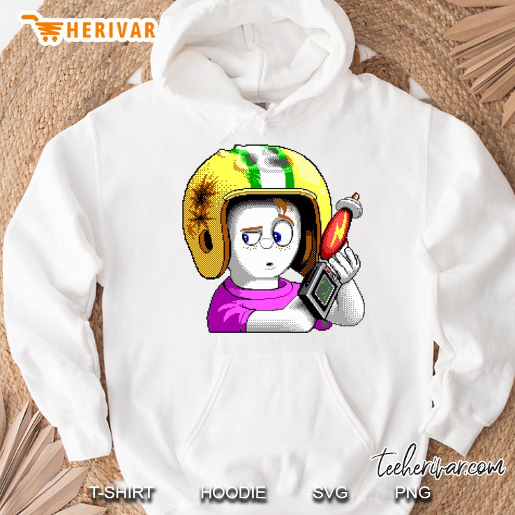 Commander Keen Hd - Retro Dos Game Fan Items Slim Fit Hoodie