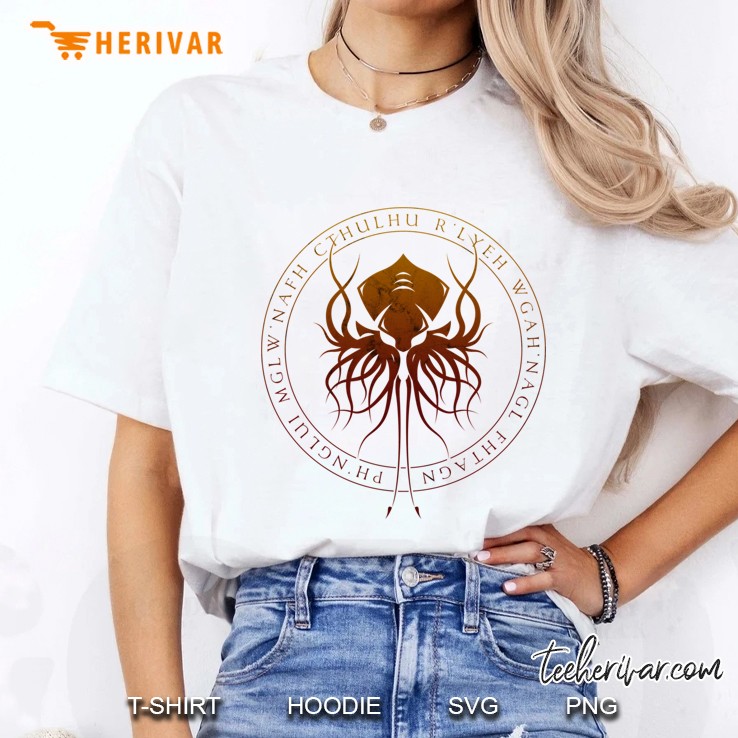 Cthulhu Sigil (Hellfire) Slim Fit Ladies Tee
