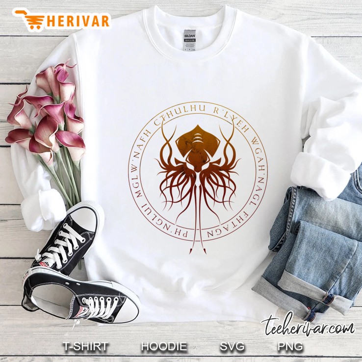 Cthulhu Sigil (Hellfire) Slim Fit Sweatshirt