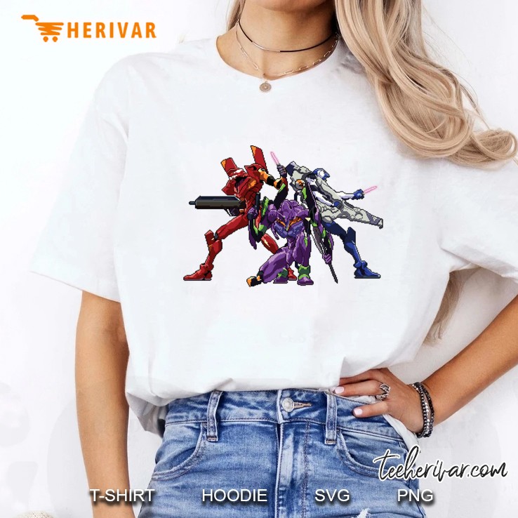 Evangelion 8Bit Genesis Classic Hoodie