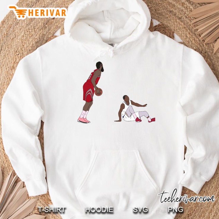 James Harden Crossover On Wesley Johnson Classic Hoodie