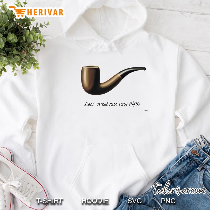Magritte This Is Not A Pipe Classic Hoodie