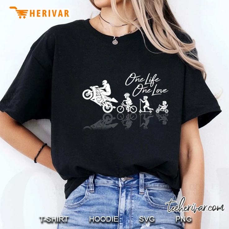 One Life One Live Motorcycle Lover Ladies Tee