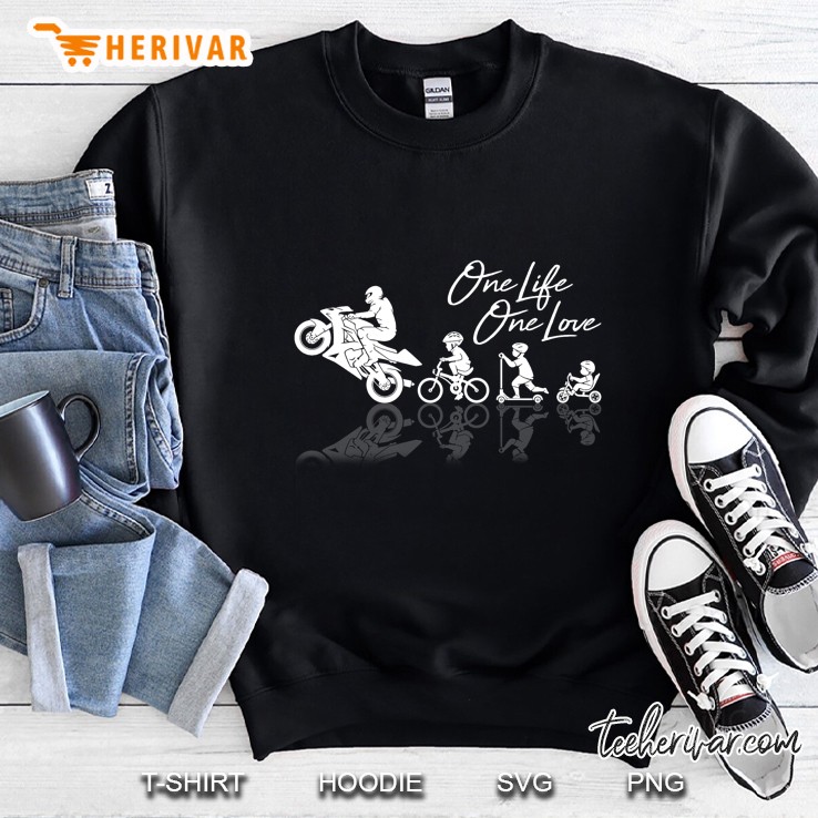 One Life One Live Motorcycle Lover Sweatshirt