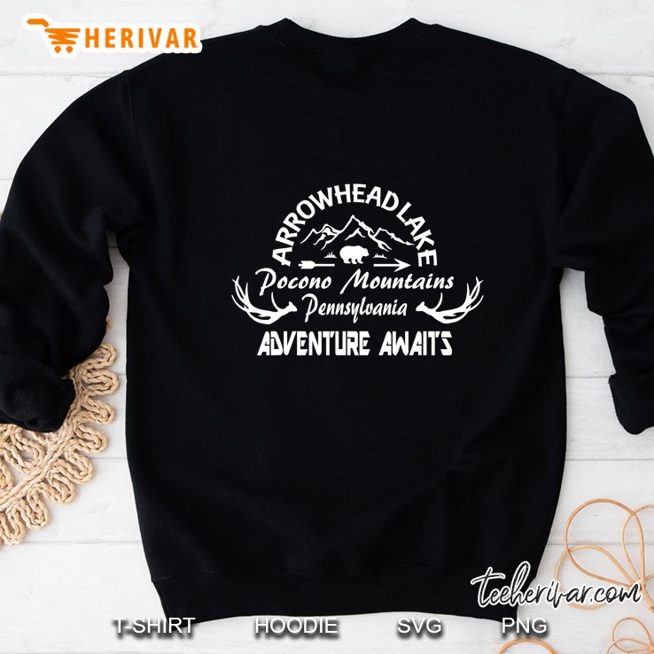 Arrowhead Lake , Pocono Mountains Tee, Adventure Tee Mugs