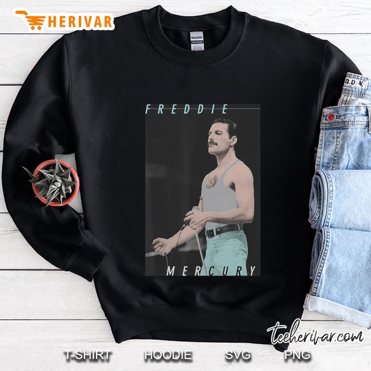 Freddie Mercury Official Blue Jeans Live Icon Sweatshirt