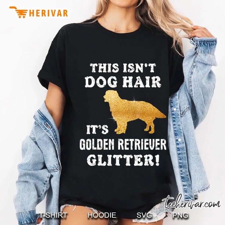 Golden Retriever Glitter Shirt Goldens Owners Cute Gift Idea Ladies Tee