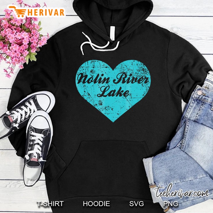I Love Nolin River Lake Shirt, Kentucky Camping Gift Hoodie