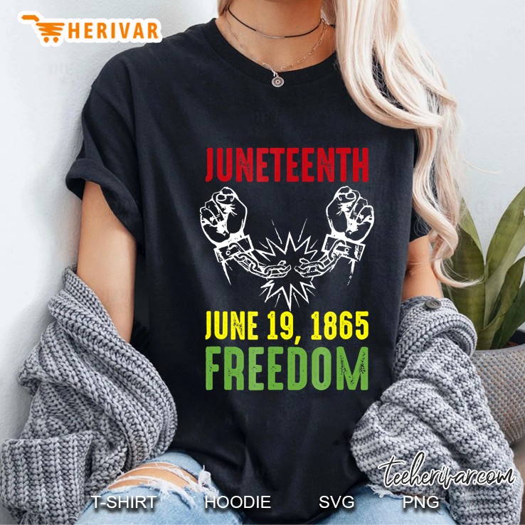 Juneteenth Freedom Day - June 19, 1865 Ladies Tee