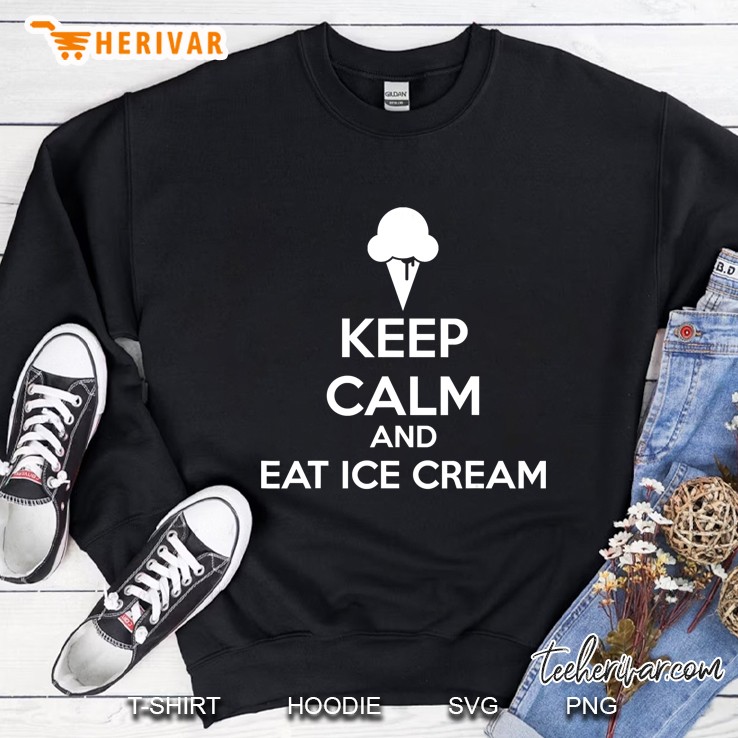 Keep Calm And Eat Ice Cream Tee Mugs