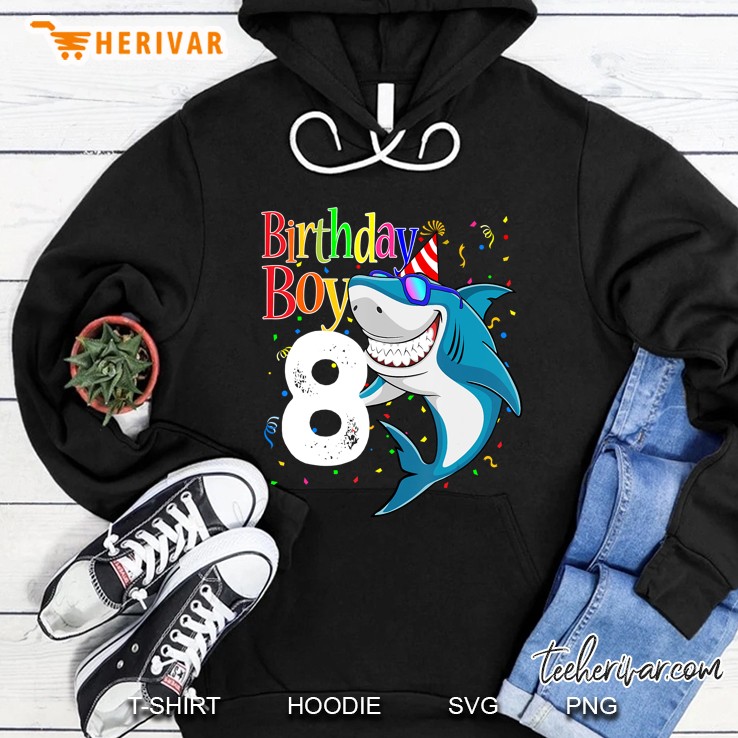 Kids 8Th Birthday Boy Shark Shirts Jaw-Some Eigh Boys Mugs