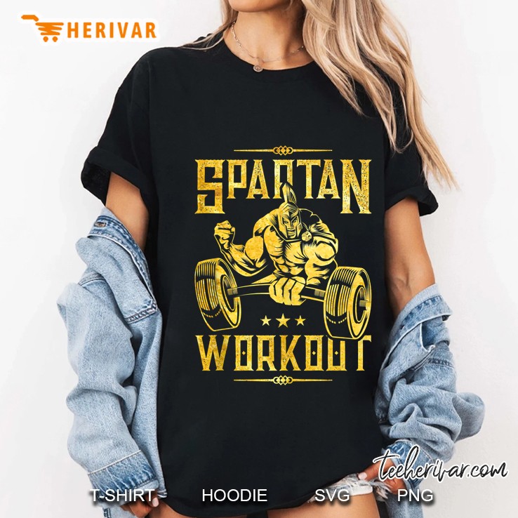 Spartan Workout Gym Team Gold Sparta Bodybuilding Gift Tank Top Ladies Tee