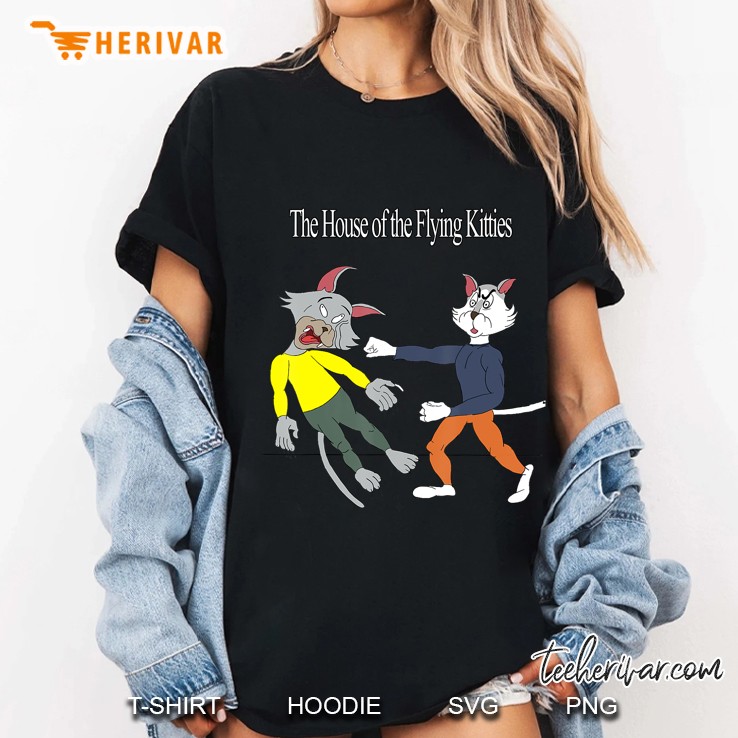 The House Of The Flying Kitties - Shirt - Bubbles Hoodie