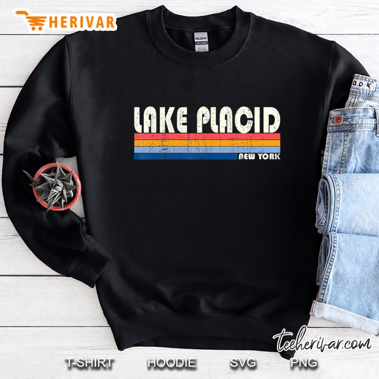 Vintage 70S 80S Style Lake Placid Ny Sweatshirt