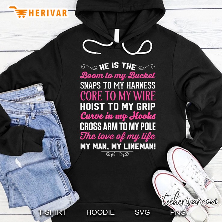 Wife Of A Lineman - Proud To Be Lineman Hoodie