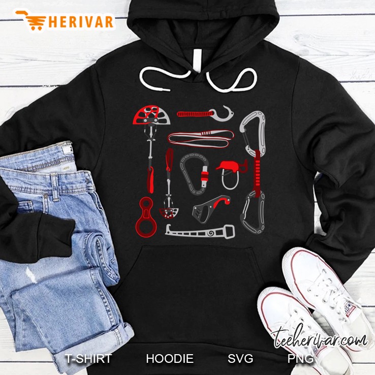 Climbing Equipment Design Hoodie