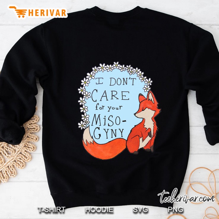 Feminist Fox Fitted Sweatshirt